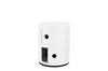 Componibili Recycled 2 Round Storage Unit-Kartell-Space Furniture AU