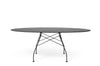 Glossy Outdoor Oval Table - Stoneware-Kartell-Space Furniture AU