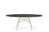 Glossy Oval Table - Stoneware-Kartell-Space Furniture AU