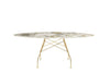 Glossy Oval Table - Stoneware-Kartell-Space Furniture AU