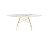 Glossy Oval Table - Stoneware-Kartell-Space Furniture AU