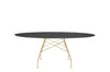 Glossy Oval Table - Stoneware-Kartell-Space Furniture AU
