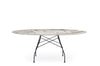 Glossy Oval Table - Stoneware-Kartell-Space Furniture AU