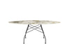 Glossy Oval Table - Stoneware-Kartell-Space Furniture AU