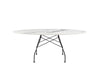Glossy Oval Table - Stoneware-Kartell-Space Furniture AU