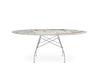 Glossy Oval Table - Stoneware-Kartell-Space Furniture AU