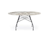 Glossy XXL Round Table - Stoneware-Kartell-Space Furniture AU