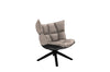Husk Swivel Armchair with Snug Sides-B&B Italia-Space Furniture AU