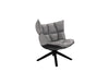 Husk Swivel Armchair with Snug Sides-B&B Italia-Space Furniture AU