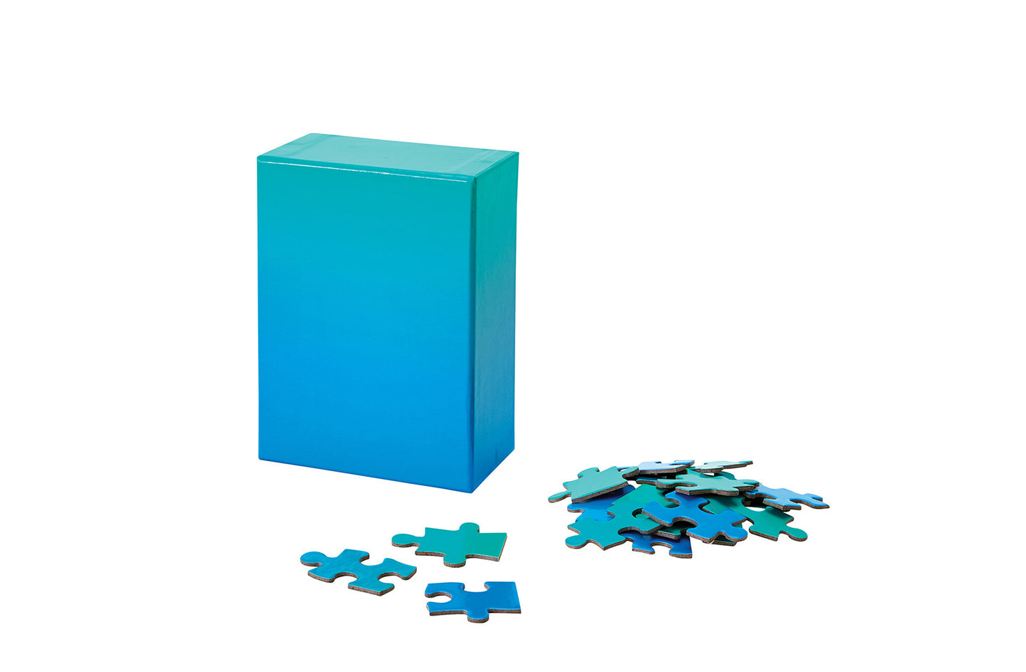 Gradient Puzzle 100 piece - Blue/Green
