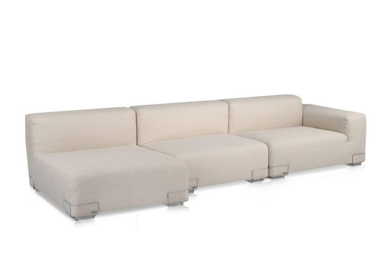Plastics Duo Sofa with Left Chaise
