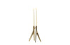Abbracciaio Candle Holder - Gold-Kartell-Space Furniture AU