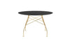 Glossy Small Round Table - Stoneware-Kartell-Space Furniture AU