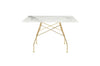 Glossy Small Square Table - Stoneware-Kartell-Space Furniture AU