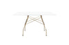 Glossy Square Table - Lacquered-Kartell-Space Furniture AU