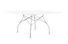 Glossy Square Table - Laminated-Kartell-Space Furniture AU
