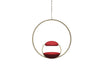 Hanging Hoop Chair - Brushed Brass by Lee Broom