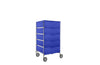 Mobil Chest of Drawers - 5 Containers - Wheels-Kartell-Space Furniture AU