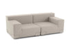 Plastics Tech Fabric 2 Seat Sofa-Kartell-Space Furniture AU