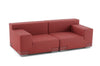 Plastics Tech Fabric 2 Seat Sofa-Kartell-Space Furniture AU