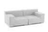 Plastics Tech Fabric 2 Seat Sofa-Kartell-Space Furniture AU