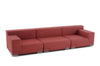 Plastics Tech Fabric 3 Seat Sofa-Kartell-Space Furniture AU