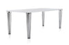 TopTop Large Rectangular Table - Glass Top-Kartell-Space Furniture AU