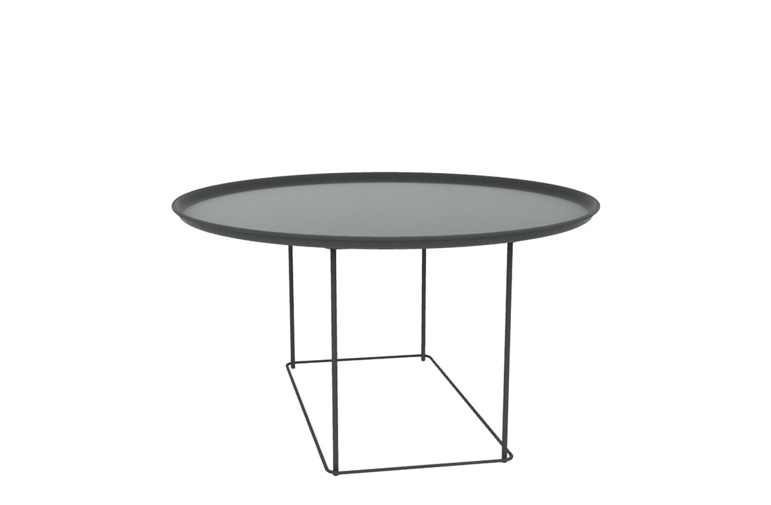 Round 62x32 cm / Anthracite Painted / Anthracite Painted