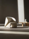 Narinari Armchair by Tiziano Guardini and Luigi Ciuffreda is a small sculptural seat inspired by a Sea Eagle. It is the result of B&B Italia’s first collaboration with talented young designers with backgrounds in fashion (Guardini) and architecture and design studios (Ciuffreda).
