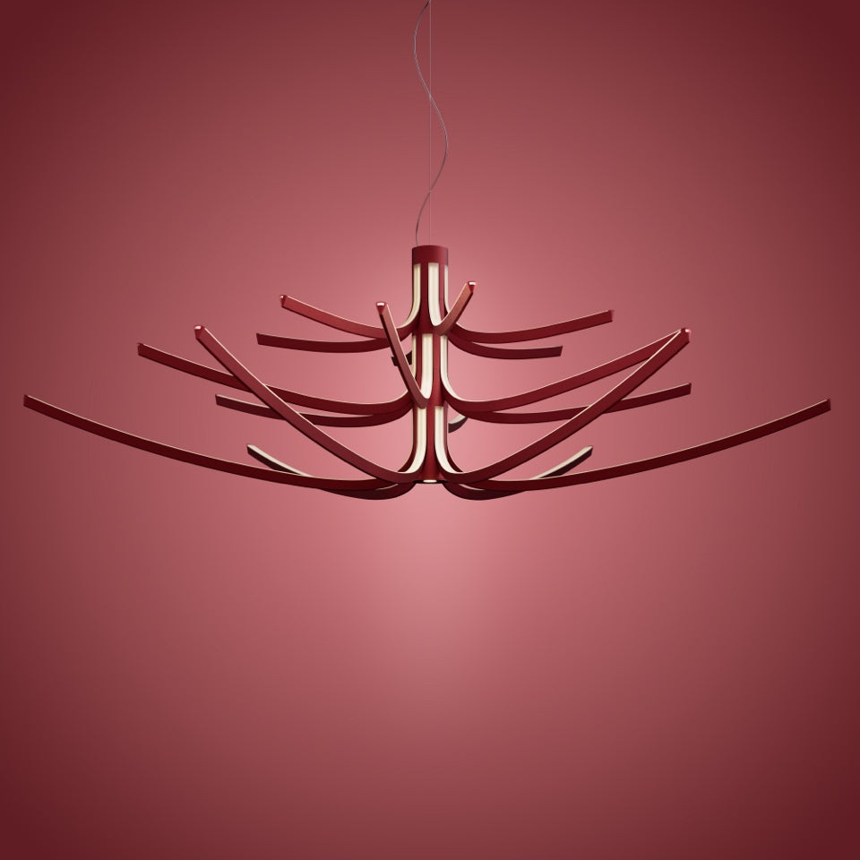 Andrea Anastasio explored his interest in thousand year-old cultures with Habitus for Foscarini. Photo c/o Foscarini. 
