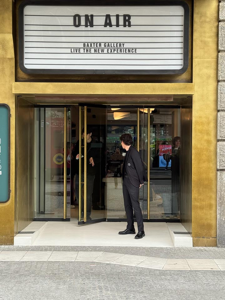 Baxter launches their collections across venues including the Baxter Cinema in central Milan. Photo c/o Space.

