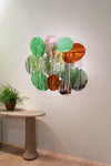 The composite wall mirror Bouquet designed by Johanna Grawunder for Glas Italia. Photo c/o Glas Italia.
