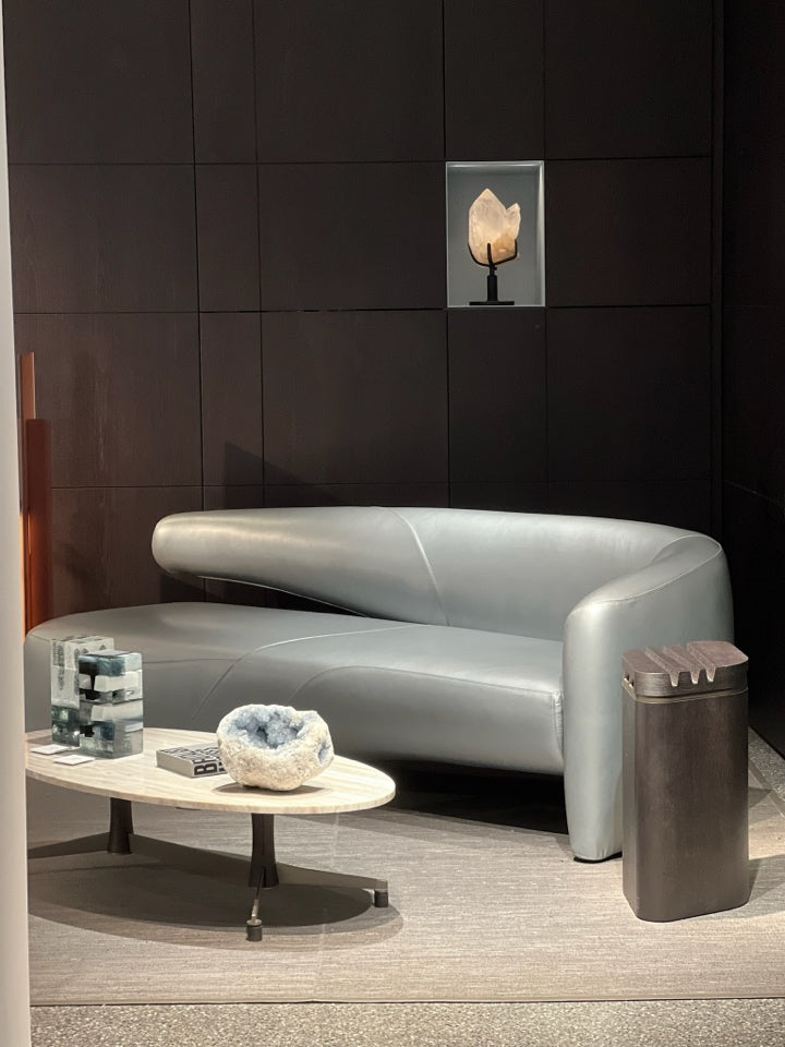 The Seidon modular sofa was designed in a collaboration between Maserati and Giorgetti's design teams and inspired by the sinuous lines of automobiles, Photo c/o Giorgetti.

