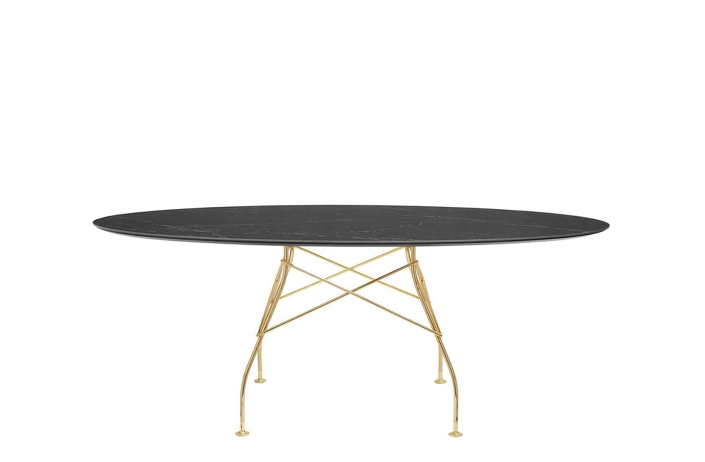 Glossy Oval Table - Stoneware
