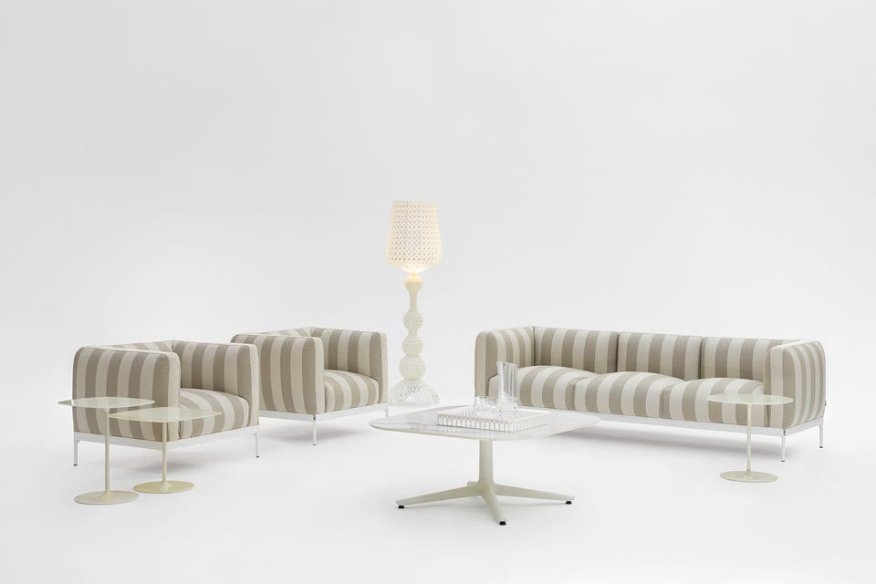 The Asia outdoor sofa collection by Piero Lissoni for Kartell. Photo c/o Kartell.
