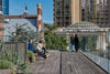 The rooftop's urban garden provides areas to meet and take a breather amongst nature in the middle of the city. Photography © Peter Bennetts c/o Hassell.
