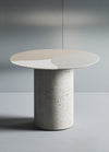 Re-Verre table by Federica Biasi made with recycled glass. Photos c/o Gallotti&Radice.

