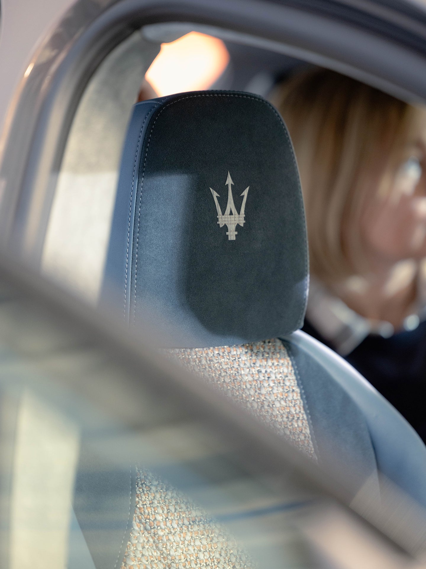 The Giorgetti and Maserati's design teams worked on the new Grecale SUV interior, choosing wool and cotton weaves instead of leather, and timber profiling for the doors. Photo c/o Maserati.
