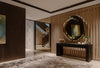 The main articulation stair quietly connects the levels, bringing in light and adding another textural layer to the interior.
