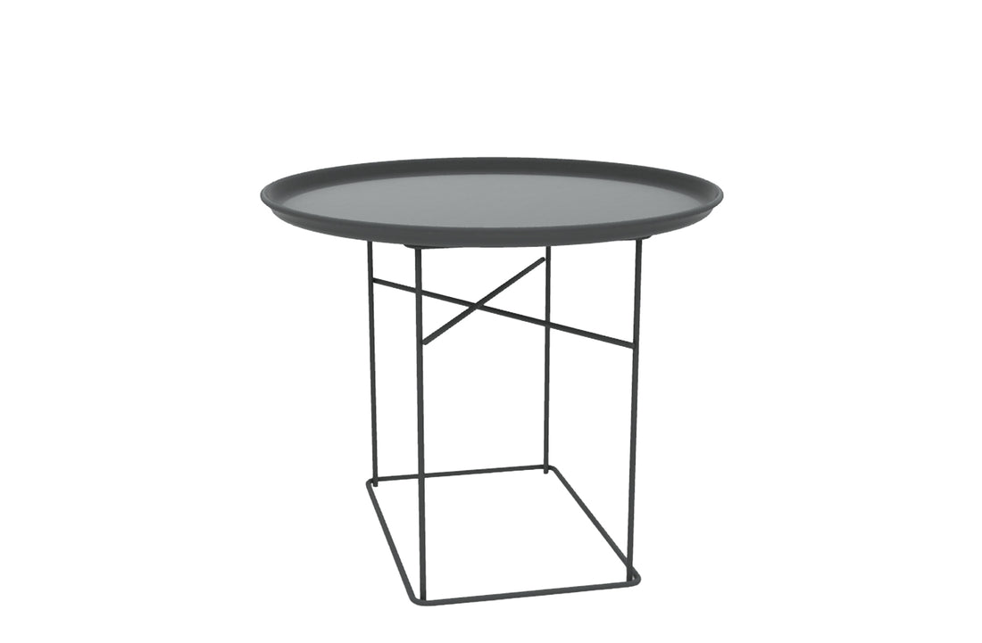 Round 62x50 cm / Anthracite Painted / Anthracite Painted