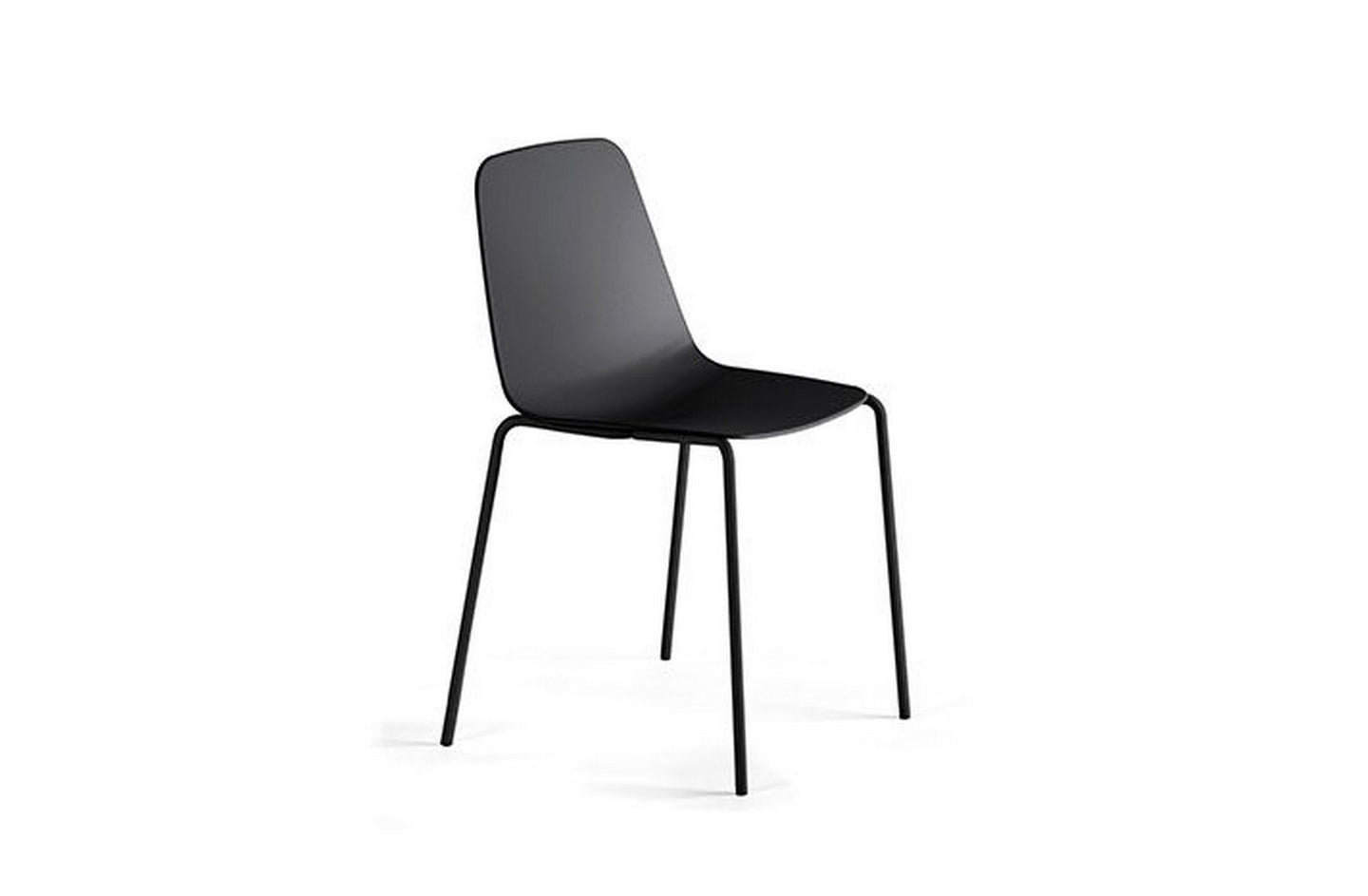 Maarten Plastic Chair - Four Metal Legs
