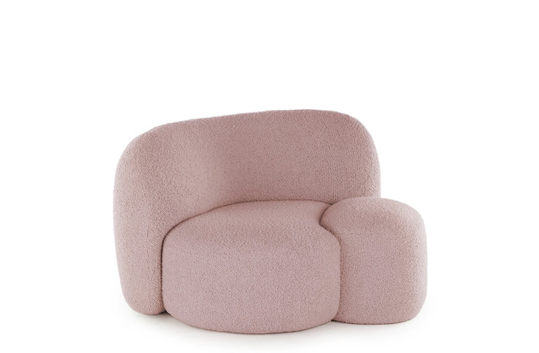Left / BOUCLE NEW STRETCH Pink