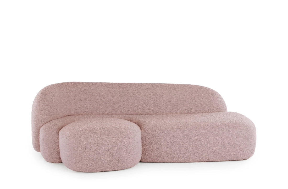 Right / BOUCLE NEW STRETCH Pink