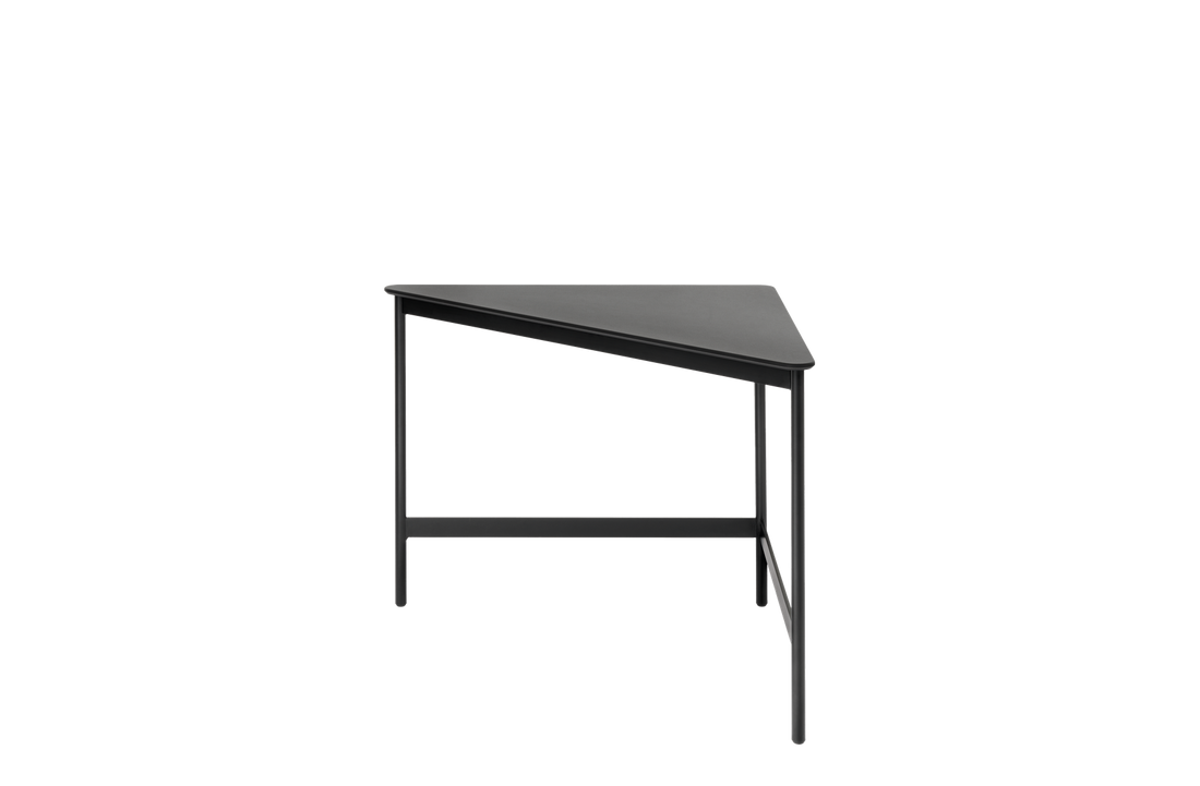 55x55x48.5 cm / Gres Solid Black / Black Lacquered Metal