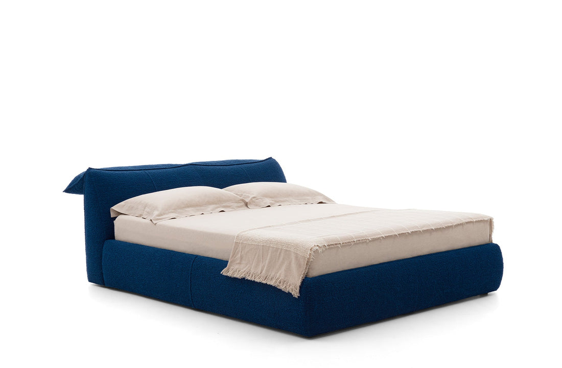 Bed for Mattress 180x200cm (Sold Separately) / SILA Bluette Fabric