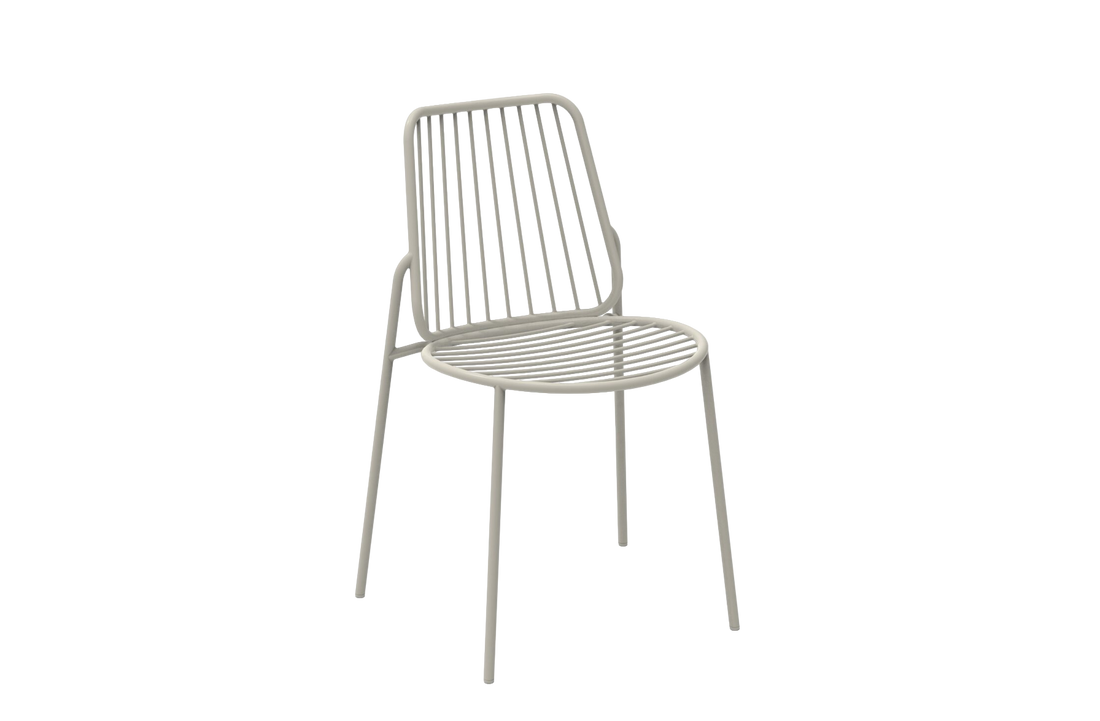 Grey lacquered metal