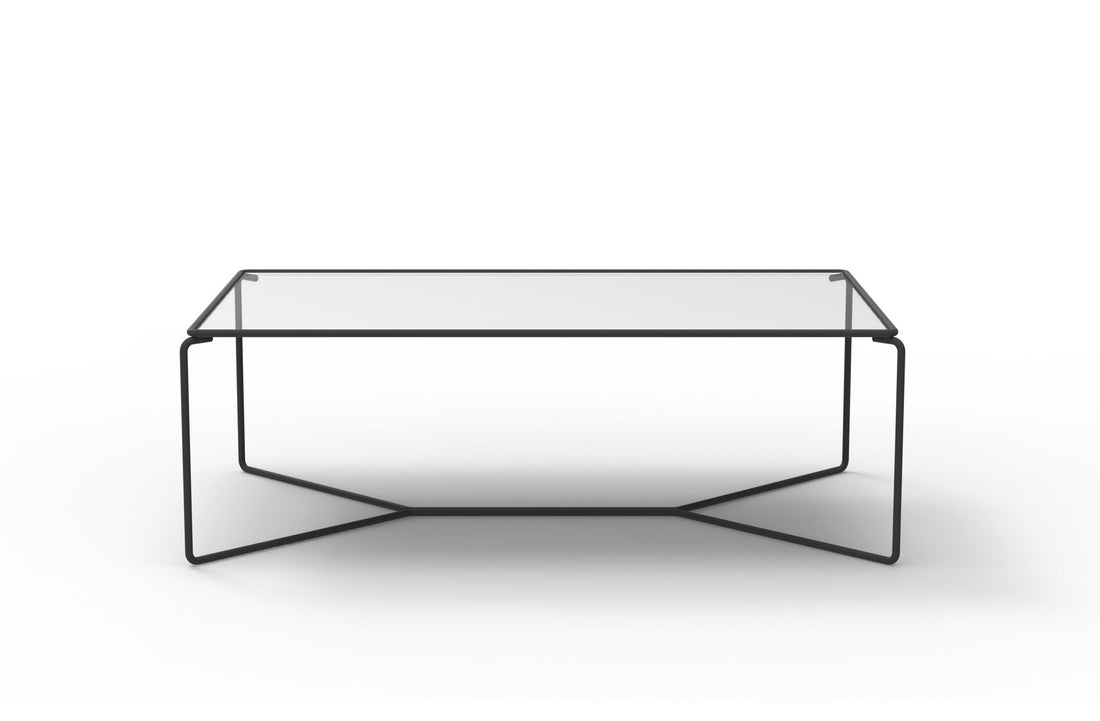 RAL 9017 Black lacquered metal / Extra-Clear Glass