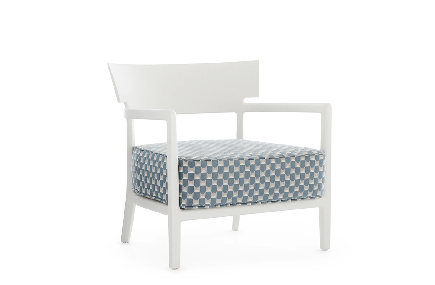 Cara Mat Outdoor Liberty Armchair - Obi Check-Kartell-Space Furniture AU

