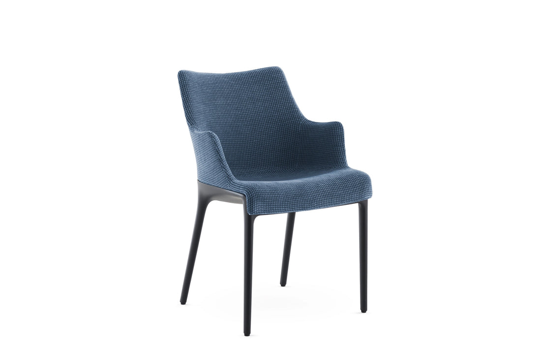 Black / BRUMMEL Sky Blue Fabric