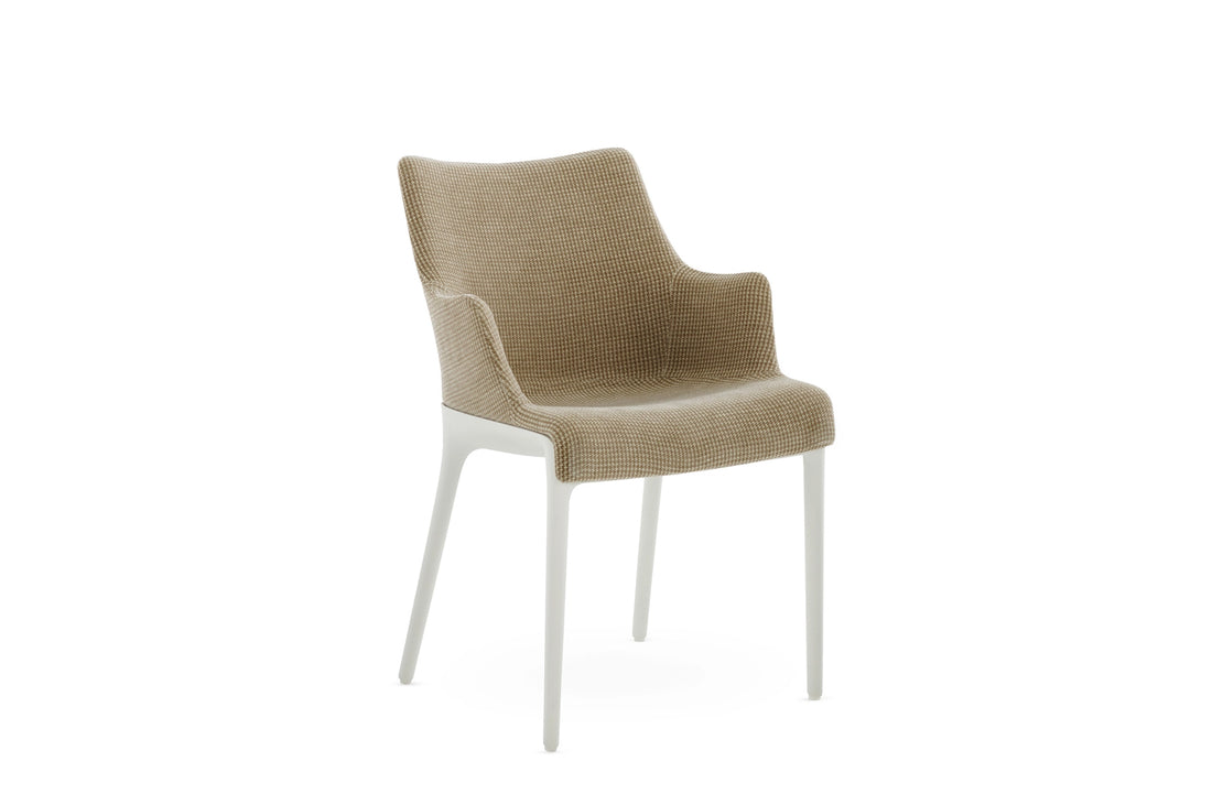 White / BRUMMEL Beige Fabric